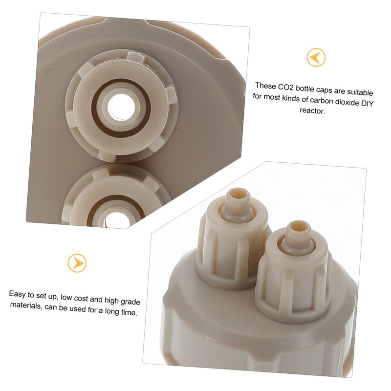 BESPORTBLE 6 Pack Bottle Caps Co2 Bottle Caps for Reactor