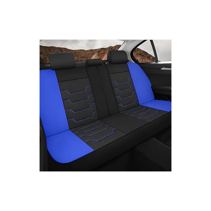 CAROMOP - Fundas transpirables para asiento de auto, asientos completos,