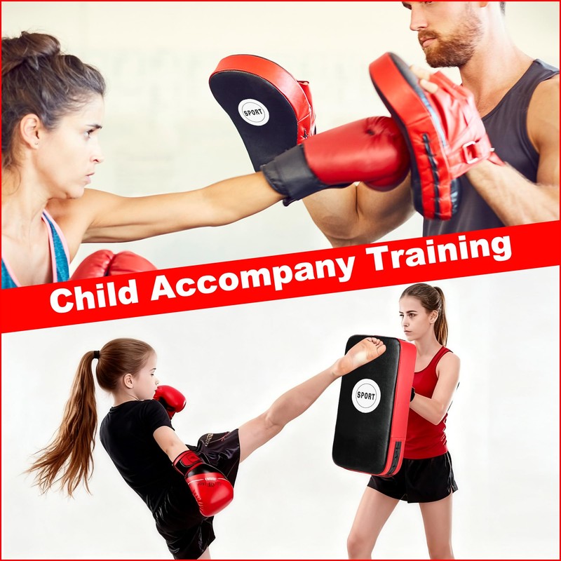 WYIPOLZI 2-in-1 Boxing Pads Set