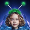 DRESBE Light Up Alien Headband LED Space Headbands Glow Antenna