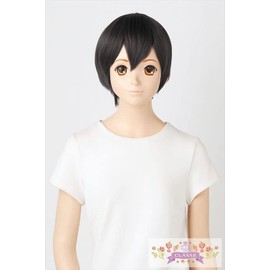 CLASSE PRO Cosplay Wig, Natural Short, Black 07