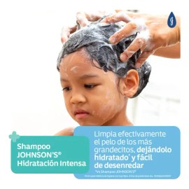 Shampoo Infantil Johnson's Hidratación Intensa 400 ml