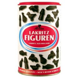 Rexim Salmiak Liquorice Figures Tin 250g