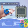 SAFSOU 4 Pcs Virtual Pets, Cute Big Heart Shape,Virtual Electronic