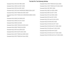 Tusk First Line Oil Filter For Kawasaki MULE 4010 TRANS 4x4 2009-2025