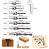23pcs Countersink Drill Bit Set,6 Countersink Drill Bits, 7 Three