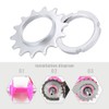 VGEBY Bicycle Cassette Cog, High Strength Steel Bicycle Single Speed
