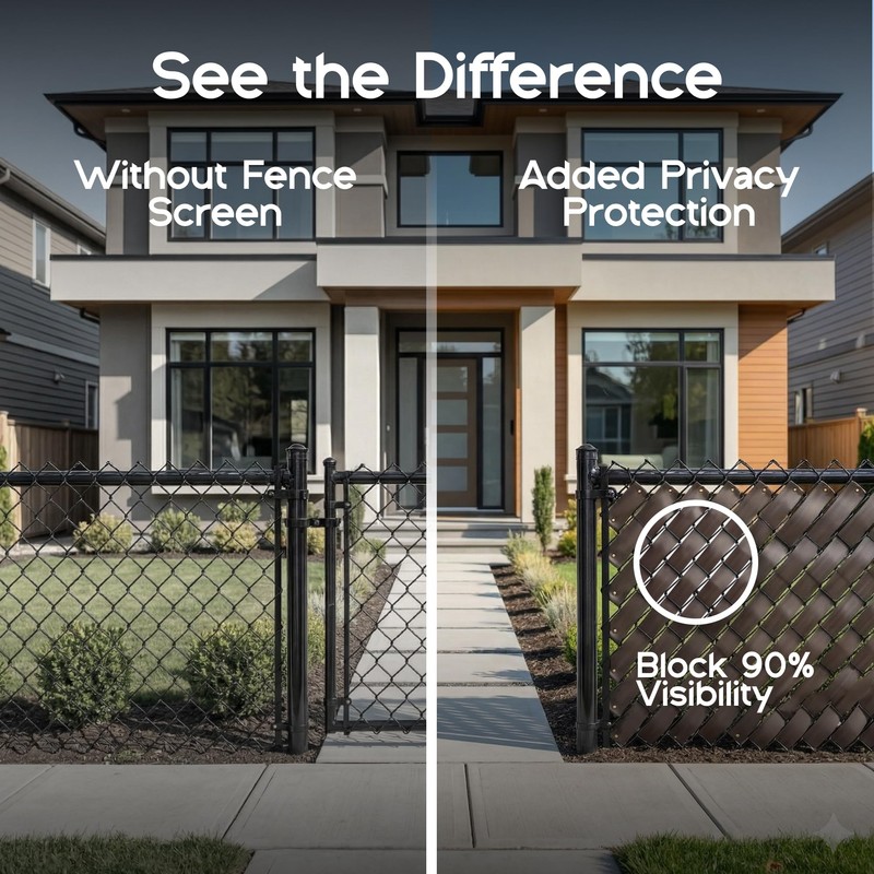 Fenpro Chain Link Fence Privacy Tape 250 ft (40 SqFt)