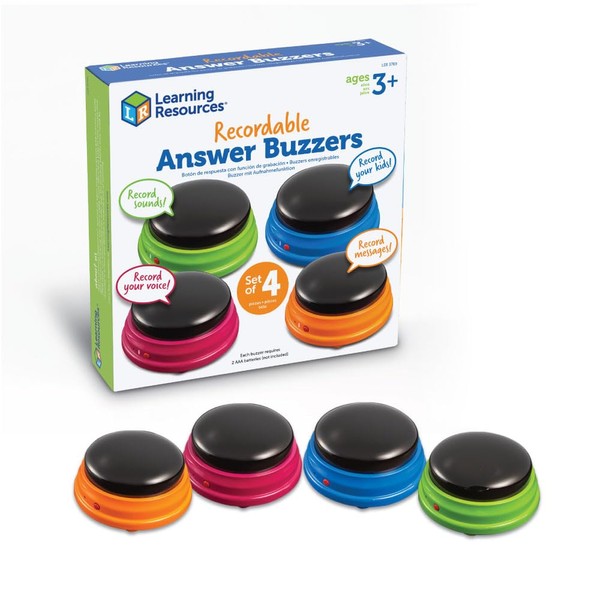 Learning Resources Learning Resources Recordable Answer Buzzers - Set of