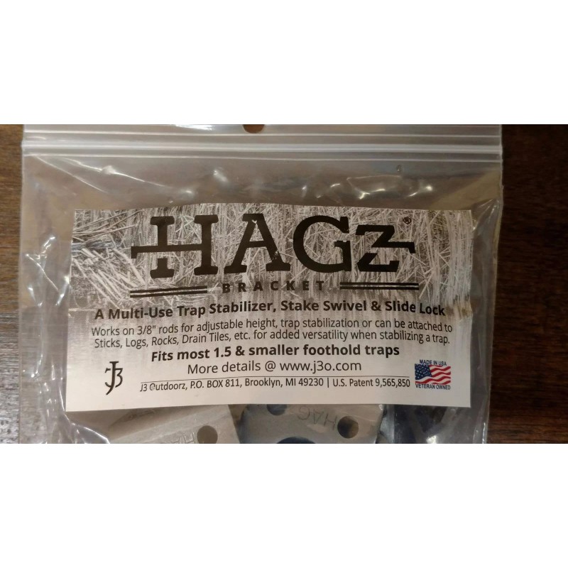 HAGZ 1 DOZEN (12) HAGz BRACKET TRAP STABILIZER TRAPPING MUSKRAT