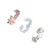 Yudisho 3PCS Star Rings Set,Enamel Rings,Open End Adjustable Ring,Rings For