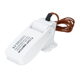 Saunke - Interruptor flotante para bomba de sentina, 12 V, 24 V, 32 V, protección contra encendido, color blanco