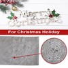 OWENIE Christmas Table Runners, Snowflake Silver Grey Table Runner, Xmas