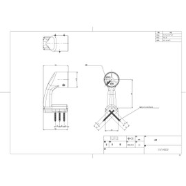 TOTO EWT14BD32#WS Slim Bracket Diameter 32 Warm Silver