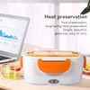 Electric Lunch Box Split Household Mini Portable Multifunctional Orange Electric