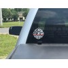 IAFF Sticker Firefighter Decal Bumper Sticker, IAFF Firefighter Flag Sticker
