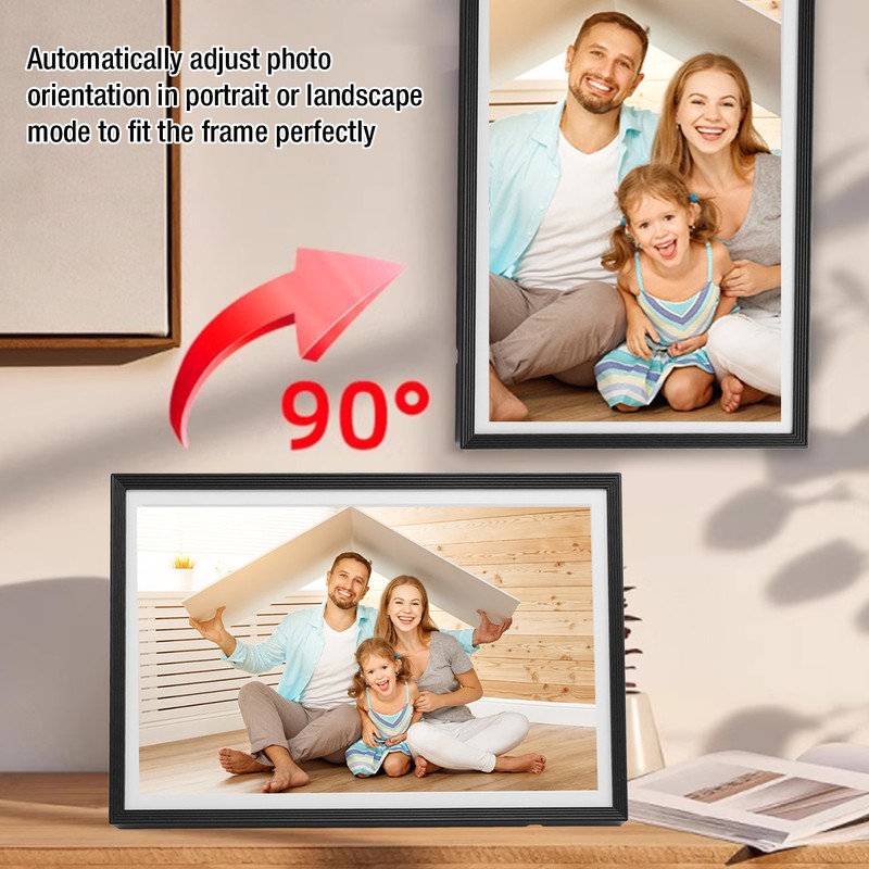 10.1 Inch WiFi Digital Picture Frame 32GB Storage HD IPS