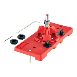 SOTECH Drilling template BSK-35-T45/52 for pot hinge mounting including Forstner drill diameter 35 mm drill gauge for pot hinges with hole spacing 45 and 52 mm