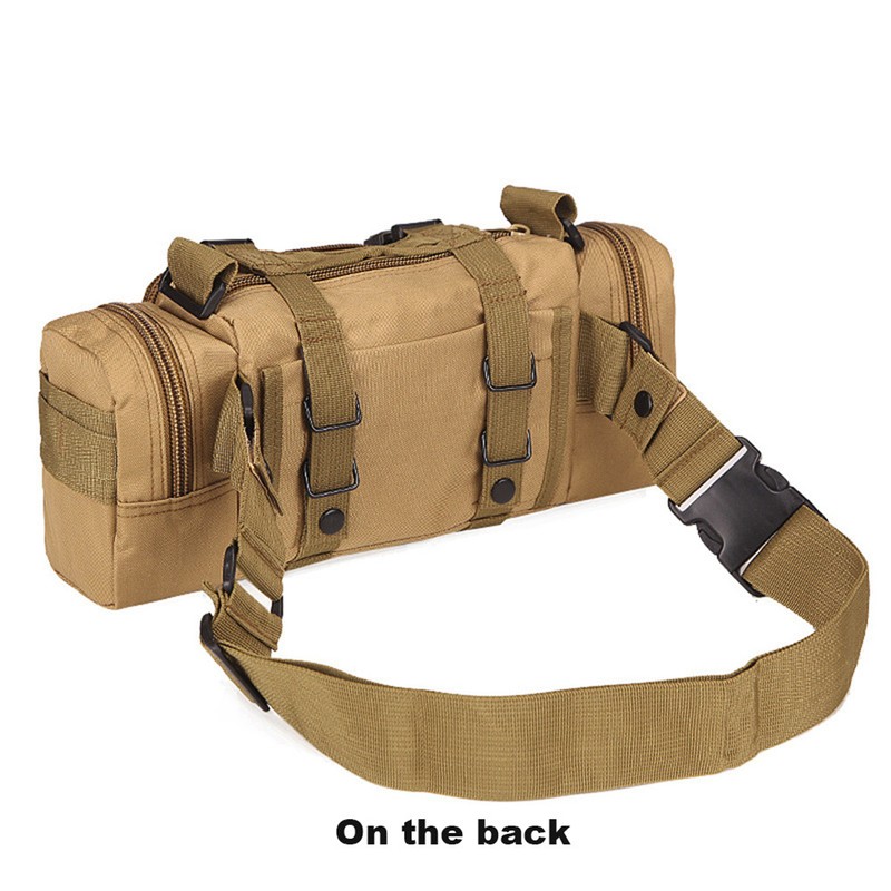 Outdoor Climbing Waist Bags Military Bag Oxford Camping Pack Hiking