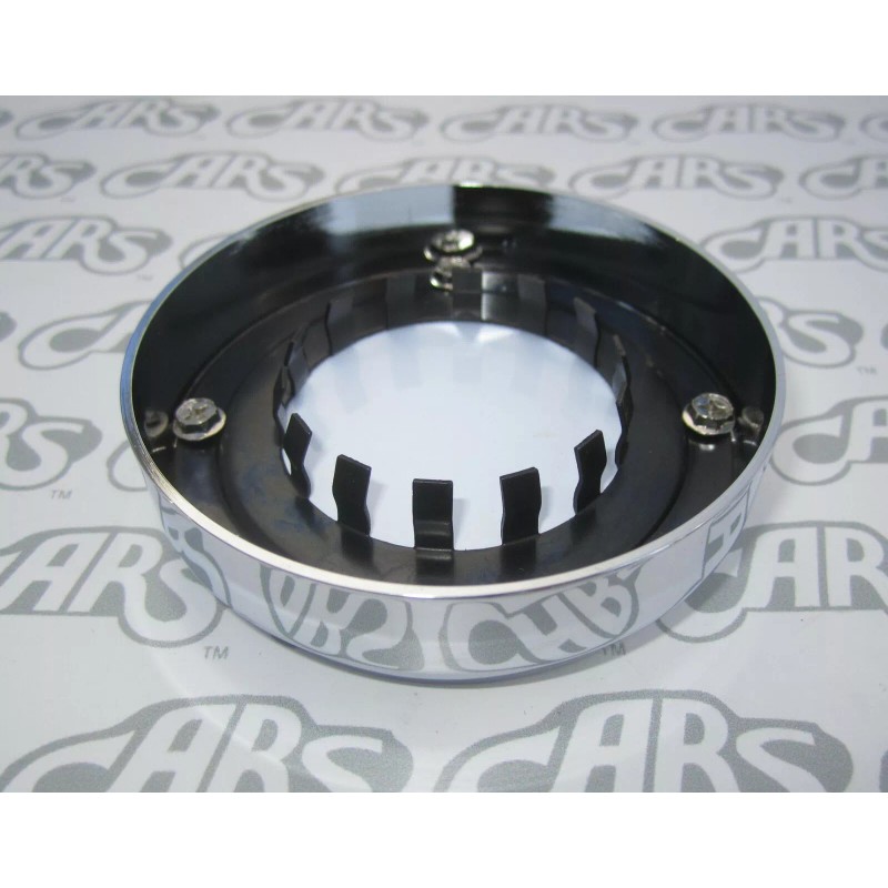 CARS 1971-1987 Buick Chrome Wheel Cap w/ Tri-Shield Plastic Emblem.