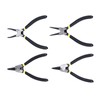 4Pcs Snap Ring Pliers Set Steel Circlip Pliers Kit with