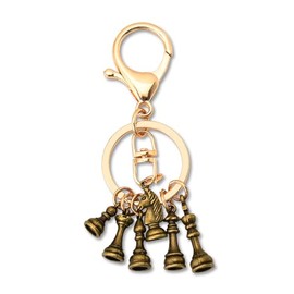 Chess Piece Keychain Gifts for Chess Lovers Men Women Chess Player Gifts for Christmas Birthday Gifts for Chess Teacher Mini Chess Pawn Key Chain Chess Game Party Favors