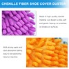 4 Pieces (2 Pairs) Shoe Cover Duster Mopping Slippers, Microfiber