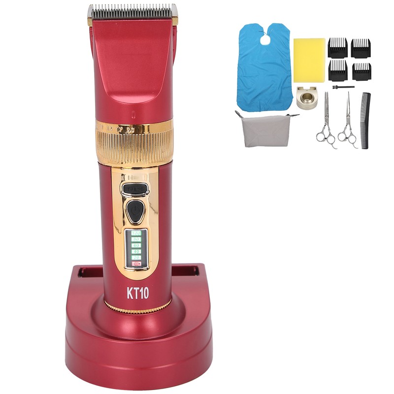 Hair Clipper Kit Rechargeable Men Hair Trimmer Barber Cutter for