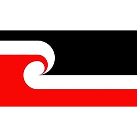 New Zealand Maori Flag 3ft x 2ft Medium - 100% Polyester - Metal Eyelets - Double Stitched
