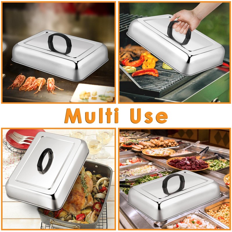 Leonyo 13" x 9" Rectangular Basting Cover Set of 2,