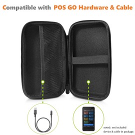 Carrying Case Compatible with Shopif POS Go Hardware, Handheld Bag for Mobile Point of Sale Machine for Retail & Small Businesses - Case for Credit Card Reader, Barcode Scanner Equipment