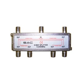 SAC Electronics SAC 6 Way Indoor Splitter (5-2400MHz)