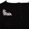 Ro Rox Marya Gothic Batwing Embroidery Goth Knit Long Sleeve