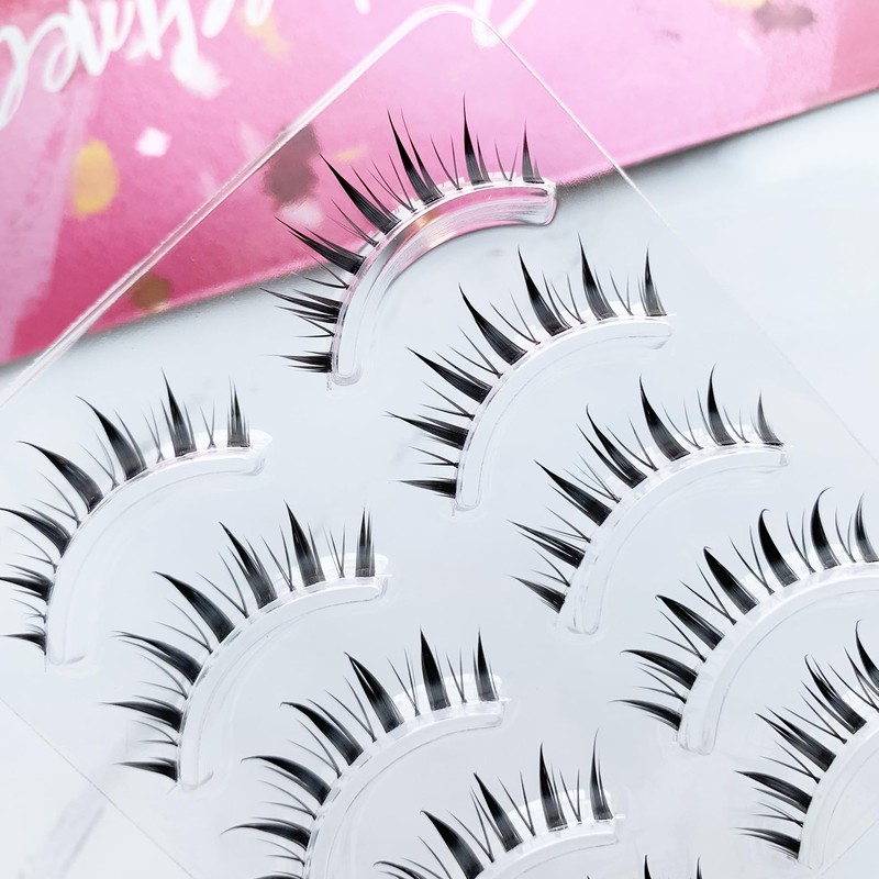 Musegetes False Eyelashes, 4D False Eyelashes, Natural False Eyelashes, Ultra