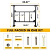 Upgrade 3 Steps Black Handrail & Indoor Stair Railing Kit,
