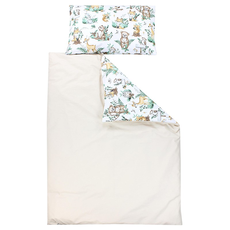 TupTam Children's Bed Linen Patterned 2-Piece Reversible Bed Linen, Colour: