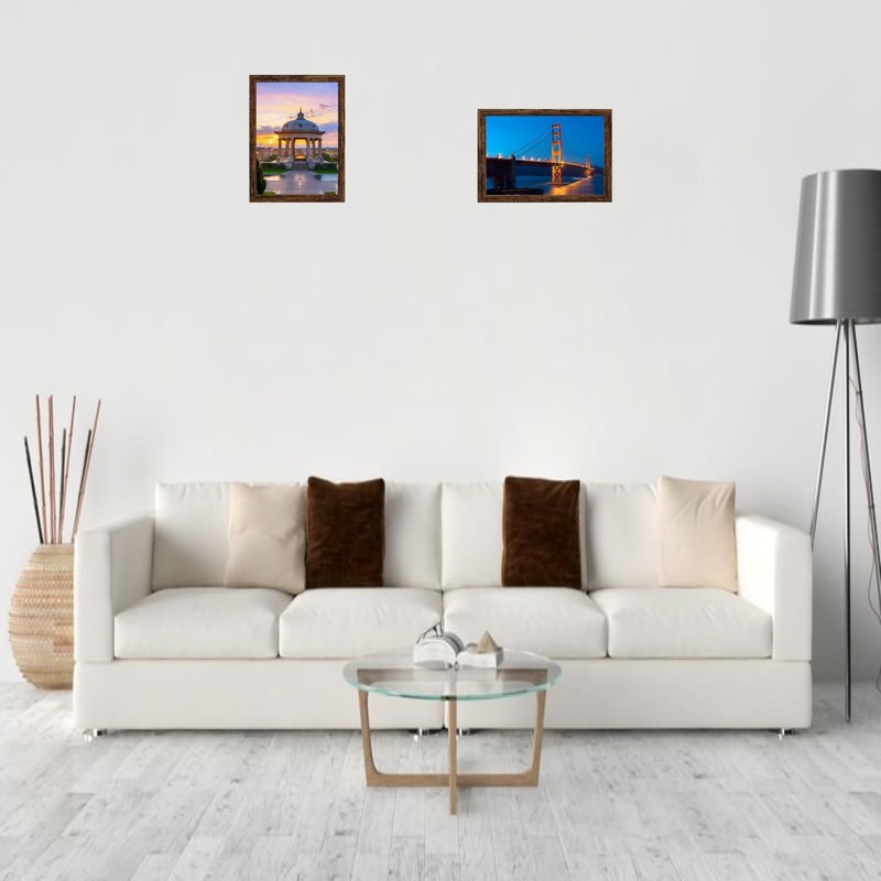 BESCRCL 3.5x5 Picture Frame, Photo Frame for Wall Mounting or