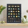 Hodeframe 16x20 Shadow Boxes Display Cases with Shelves, Black Deep