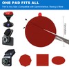 BNnYY 6 Pack Dash Cam Adhesive Pads, 2.83" Round Heavy
