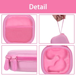 Aenllosi Hard Carrying Case Replacement for Moonlite Mini Projector Gift Pack fits upto 20 Storybook Reels,Storybook Projector Organizer, Pink, Hard