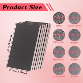 Shineboc Sanding Sponges, Practical Sanding Sponges for Wood and More - Versatile Sanding Pads and Sanding Block without Brand Binding - Fine Sanding Fleece for Flawless Results