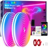 Cozylady 100Ft (50Ft * 2 Rolls) RGB LED Neon Rope
