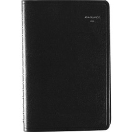 AT-A-GLANCE DayMinder 2023 Daily Appointment Book Planner, January - December, 5" x 8", Black (G1000023)