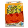 Scrub Daddy Colors Scratch Free FlexTexture Scrubbing Sponge, Orange