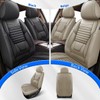 DISUTOGO Front Seat Covers for Ford Fusion 2010-2020: Leather Seat