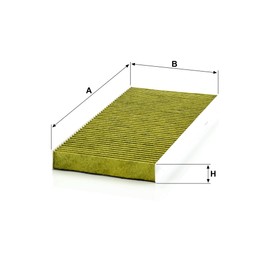 Original MANN-FILTER Interior Filter FP 3567 – FreciousPlus biofunctional pollen filter – For passenger cars