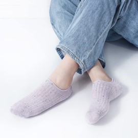 Yazon Women's Socks, Ankle Socks, Summer Foot Cover, Cotton, 7 Pairs Set, Color Socks, Cute Socks, Stylish, Short Socks, Women's, Socks, Sports, Summer, Thin Socks, No Stuffy, Not Easy To Put Off,