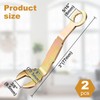 PAGOW 2 Pcs Pivot Adjustment Wrench, 3/8" Bi-Fold Open Wrench,