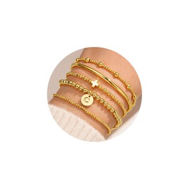 Turandoss Christmas Gifts for Teen Girls - Birthday Gifts for Girls, 6 7 8 9 10 11 12 13 14 15 16 Year Old Teenage Girls Gifts, Teen Girl Gifts Trendy Stuff, Gold Cross C Bracelet, Girl Jewelry