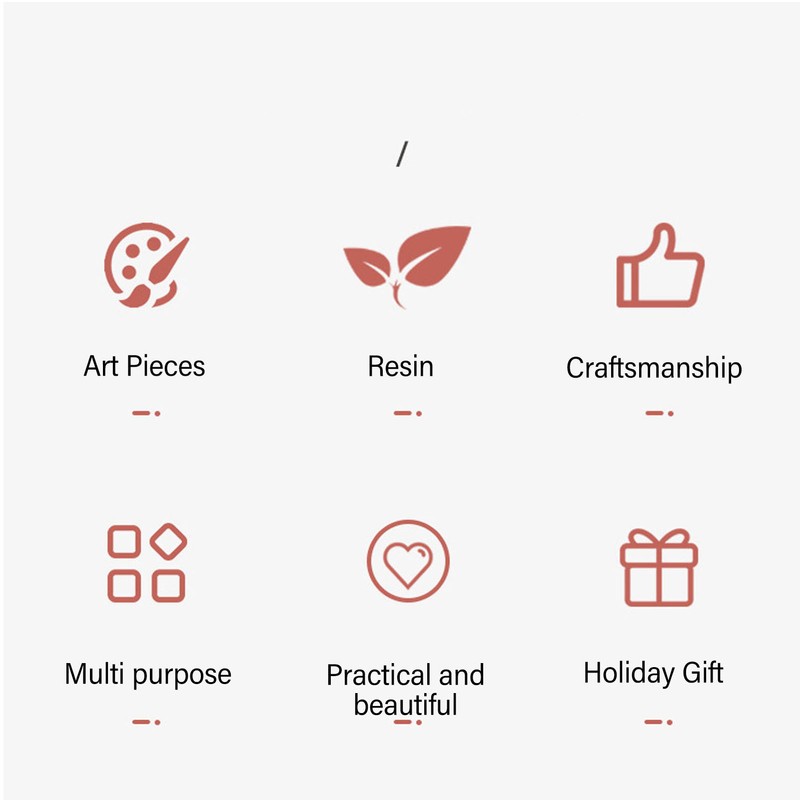 Panda Bamboo Pen Holder Cute Shape Large Capacity Resin Multipurpose